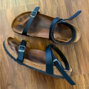 Birkenstock Women's Yara Sandal Black Birko Flor Sz 37